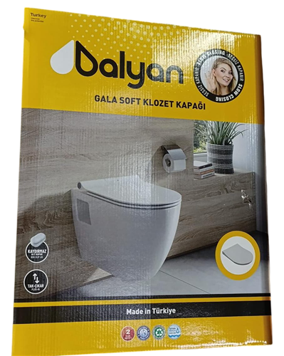 DALYAN GALA KLOZET KAPAĞI (YAVAŞ KAPANAN)  KL:12